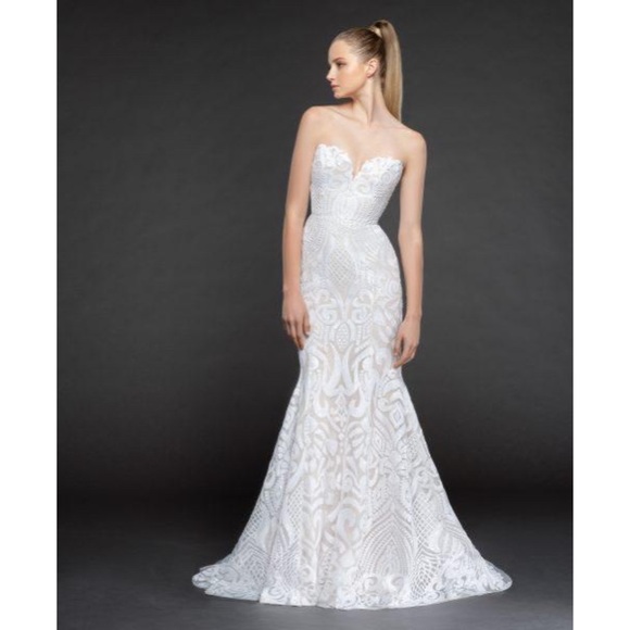 Blush by Hayley Page Safyr Gown Ivory/Ivory size 8 - Picture 3 of 8